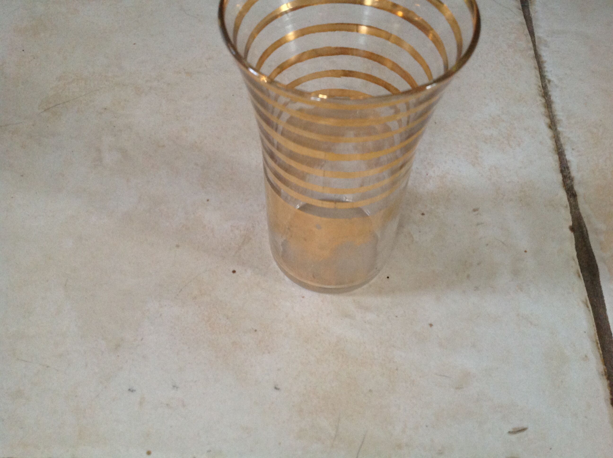 Vintage orangeade service