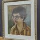 Watercolor on paper framed under glass signed N Trung Tin 61 X 53.5 cm