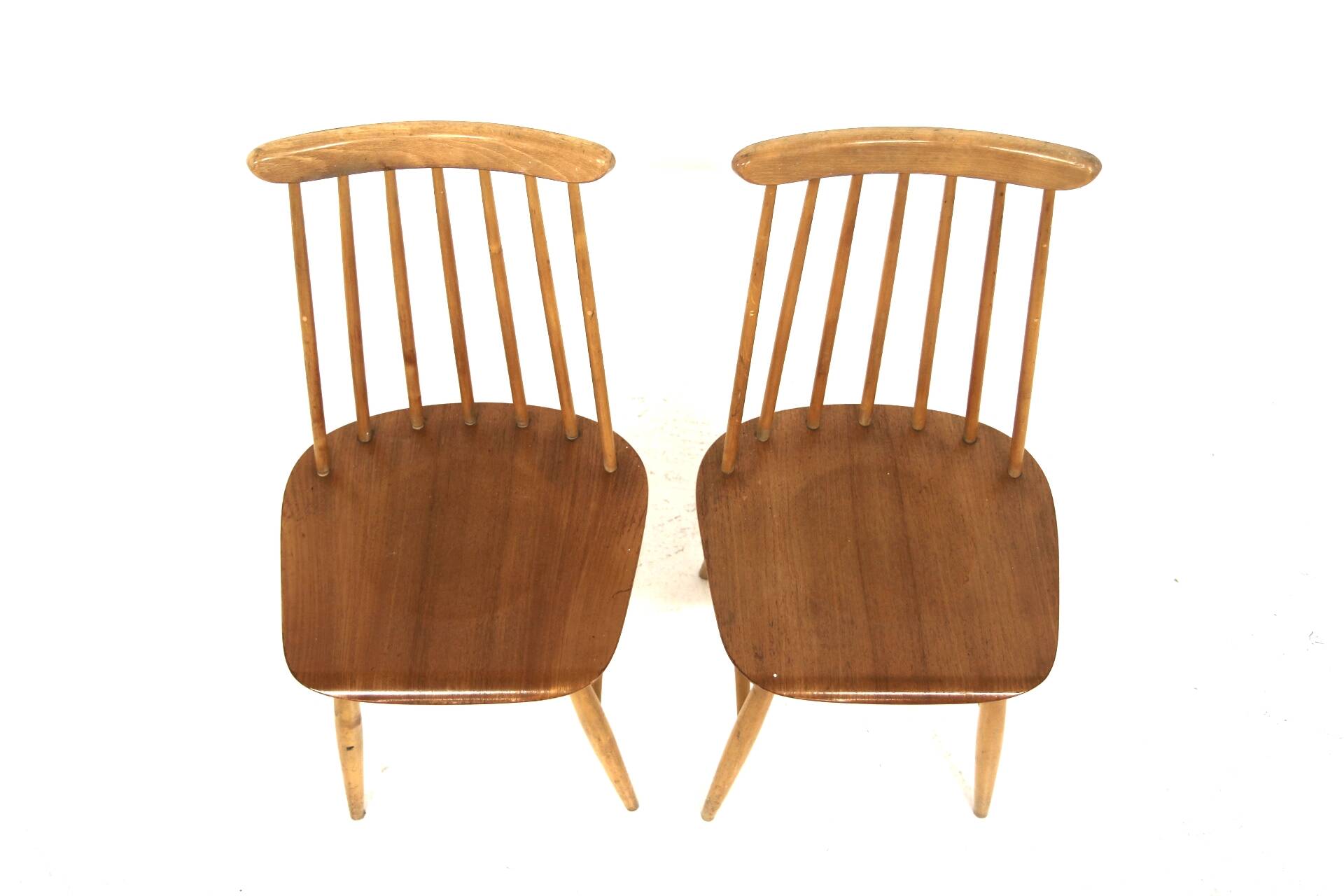 Set of 2 Scandinavian "Fanett" chairs by Ilmari Tapiovaara, Sweden, 1960