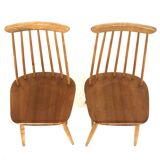 Set of 2 Scandinavian "Fanett" chairs by Ilmari Tapiovaara, Sweden, 1960