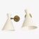 Pair of Italian design wall lights from the 1950s.