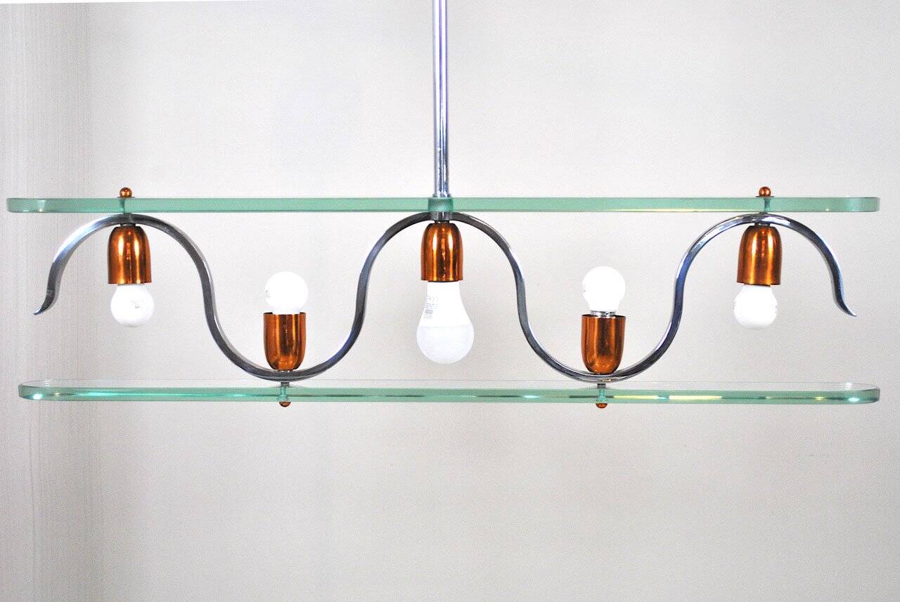 Suspension lamp, Italy, 1950s