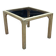 Coffee table in oak with a glass top, dating from the 1950s