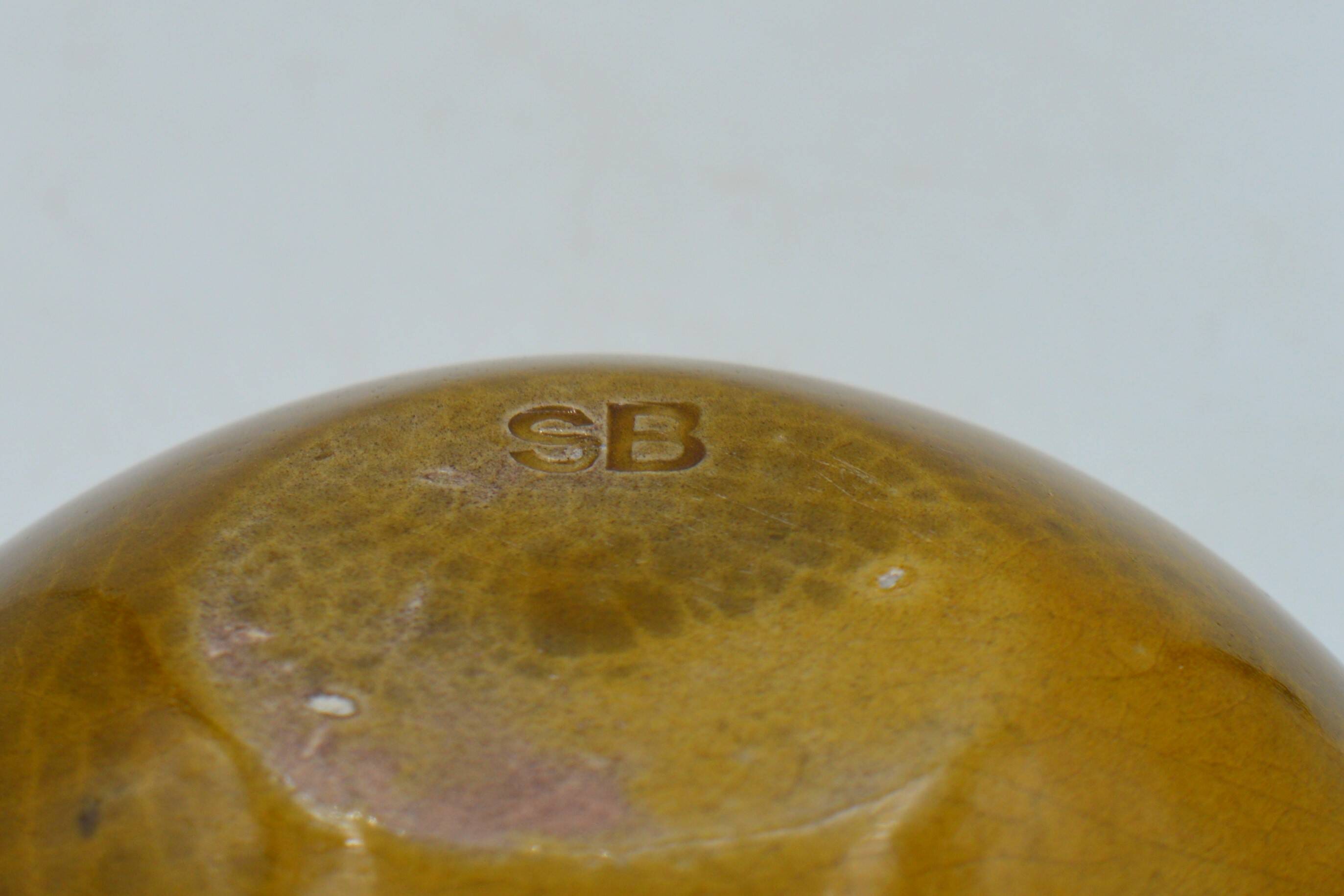 Ceramic bowl signed by Sophie Bidot