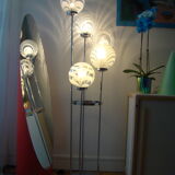 Vintage floor lamp 5 Globes Mazzega cascading