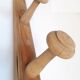 Coat rack 2m, 14 wooden wall hooks