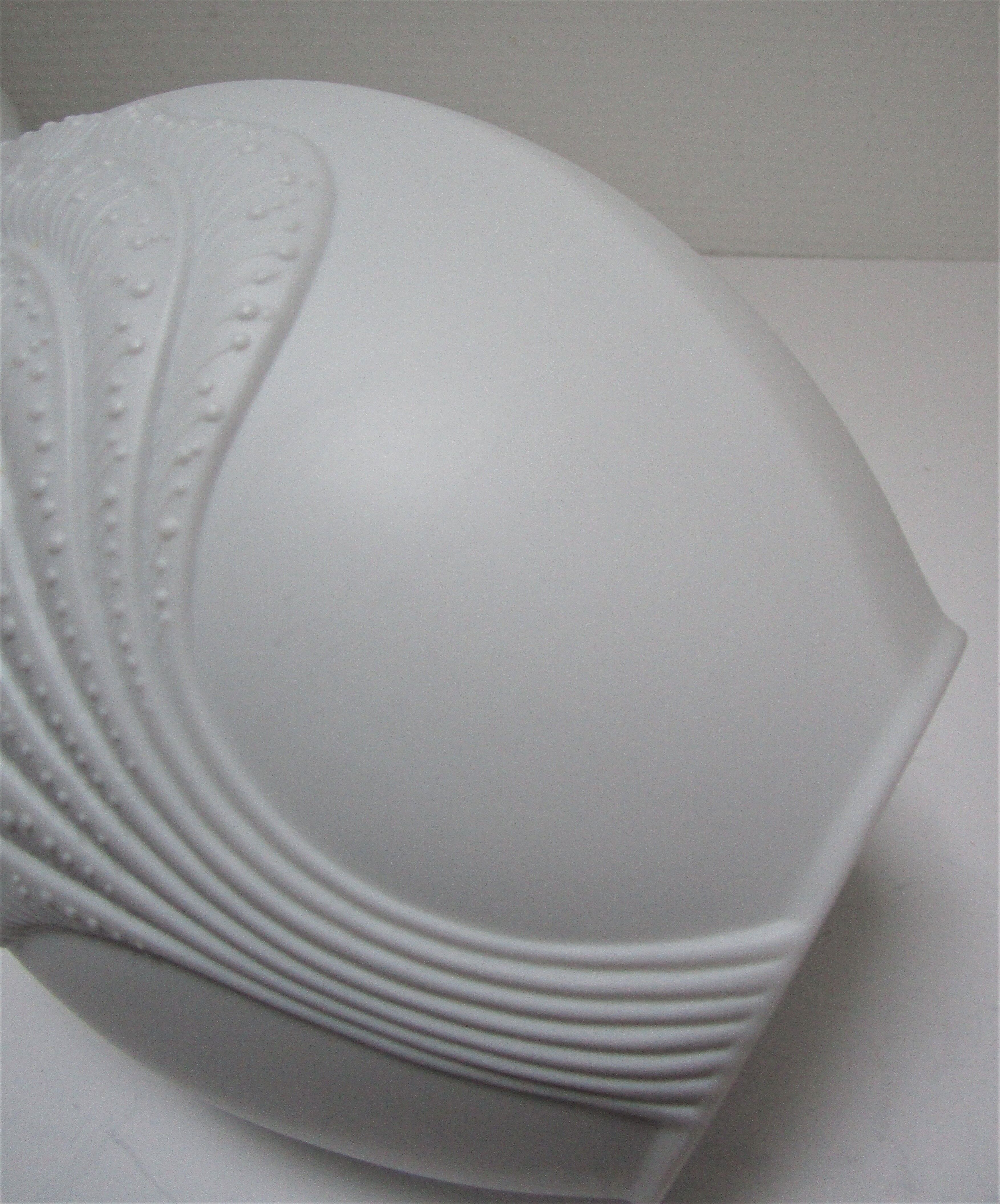 Porcelain vase biscuit Manfred Frey for AK Kaiser vintage vegetable decoration