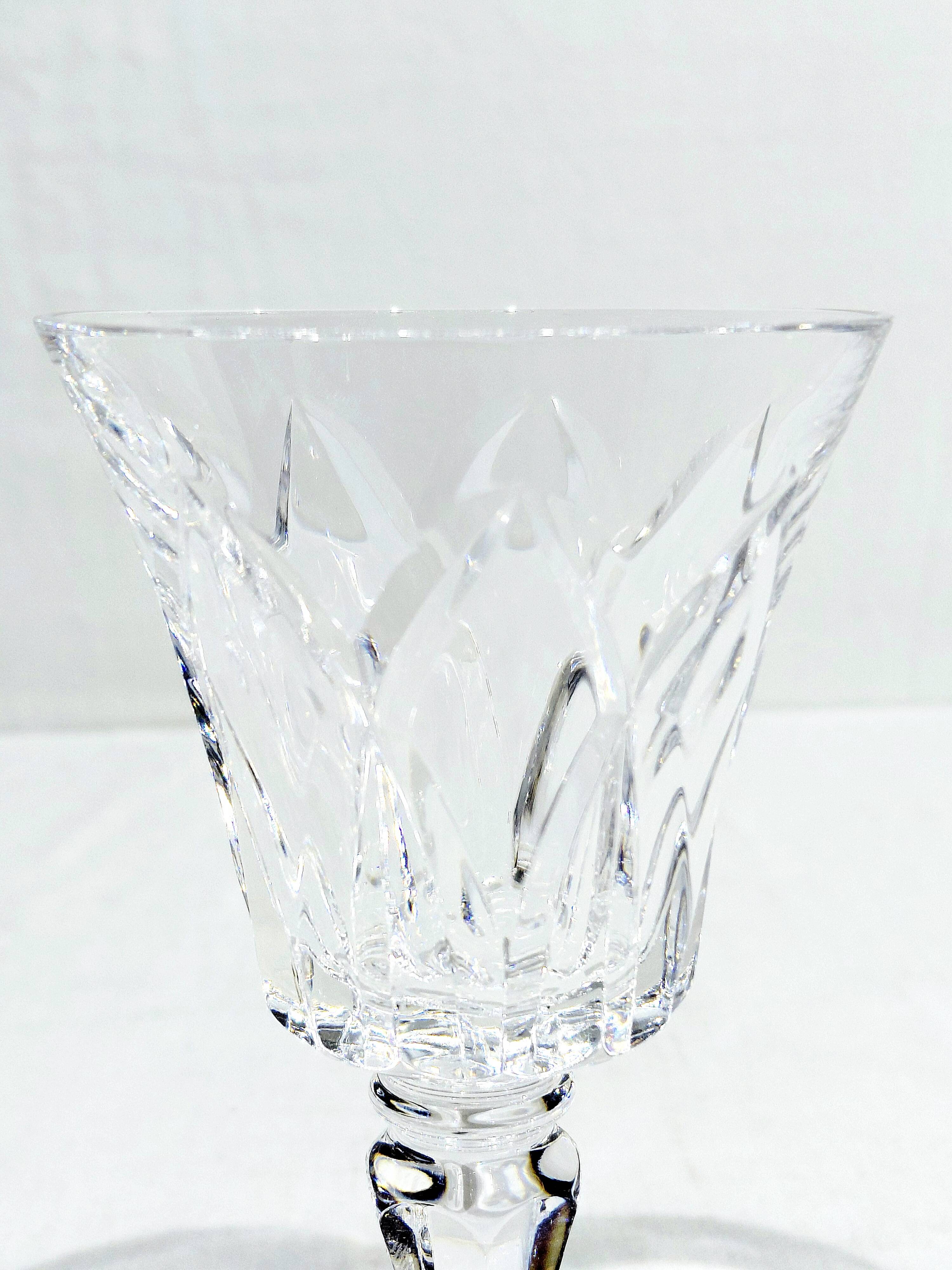 12 water glasses st louis camargue model
