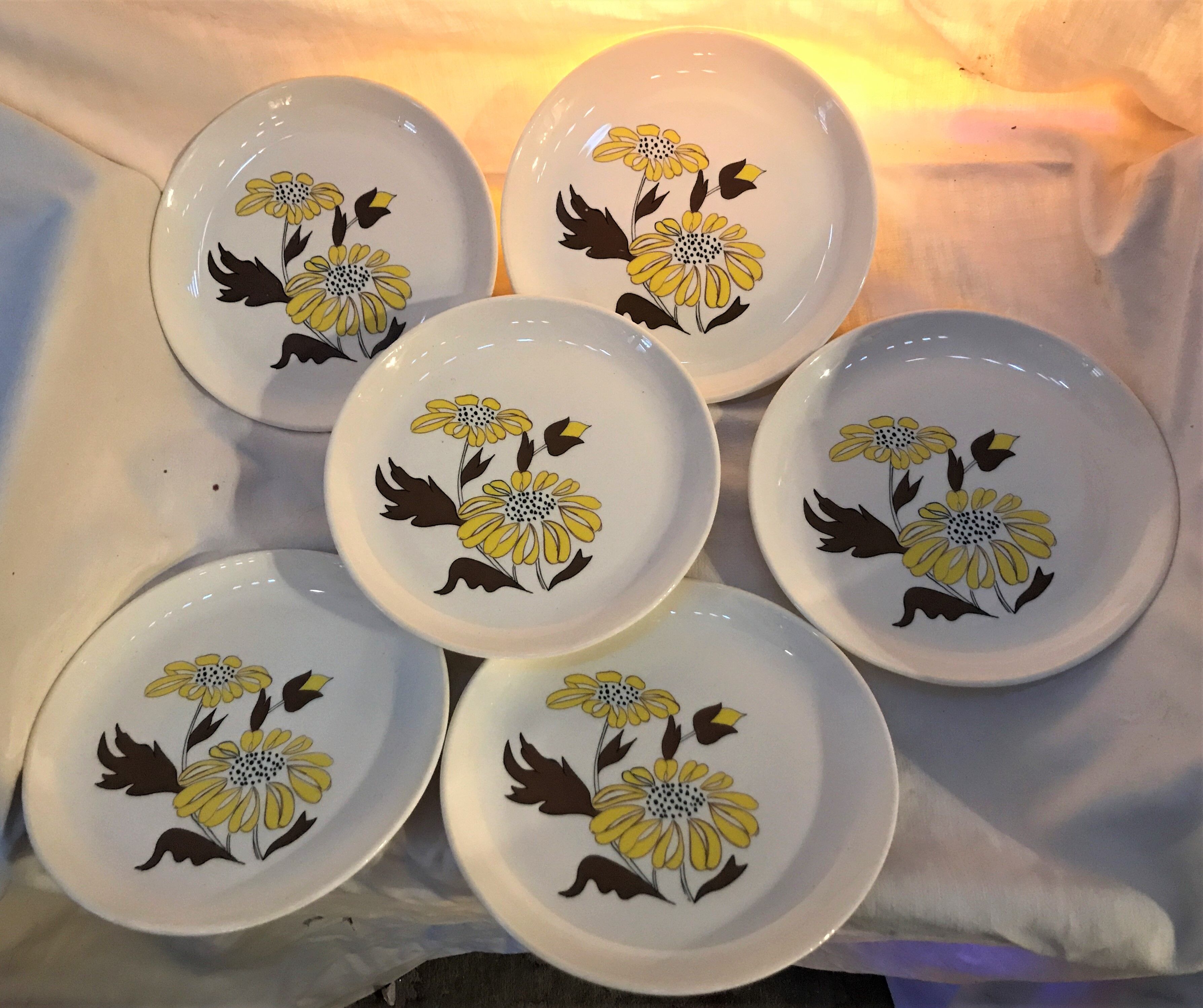 Lot Flat plates and dessert Sovirel 70s