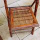 Paire de chaise pliante bambou vintage