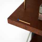 Teak wall unit, Danish design, 1960s, production: Denmark