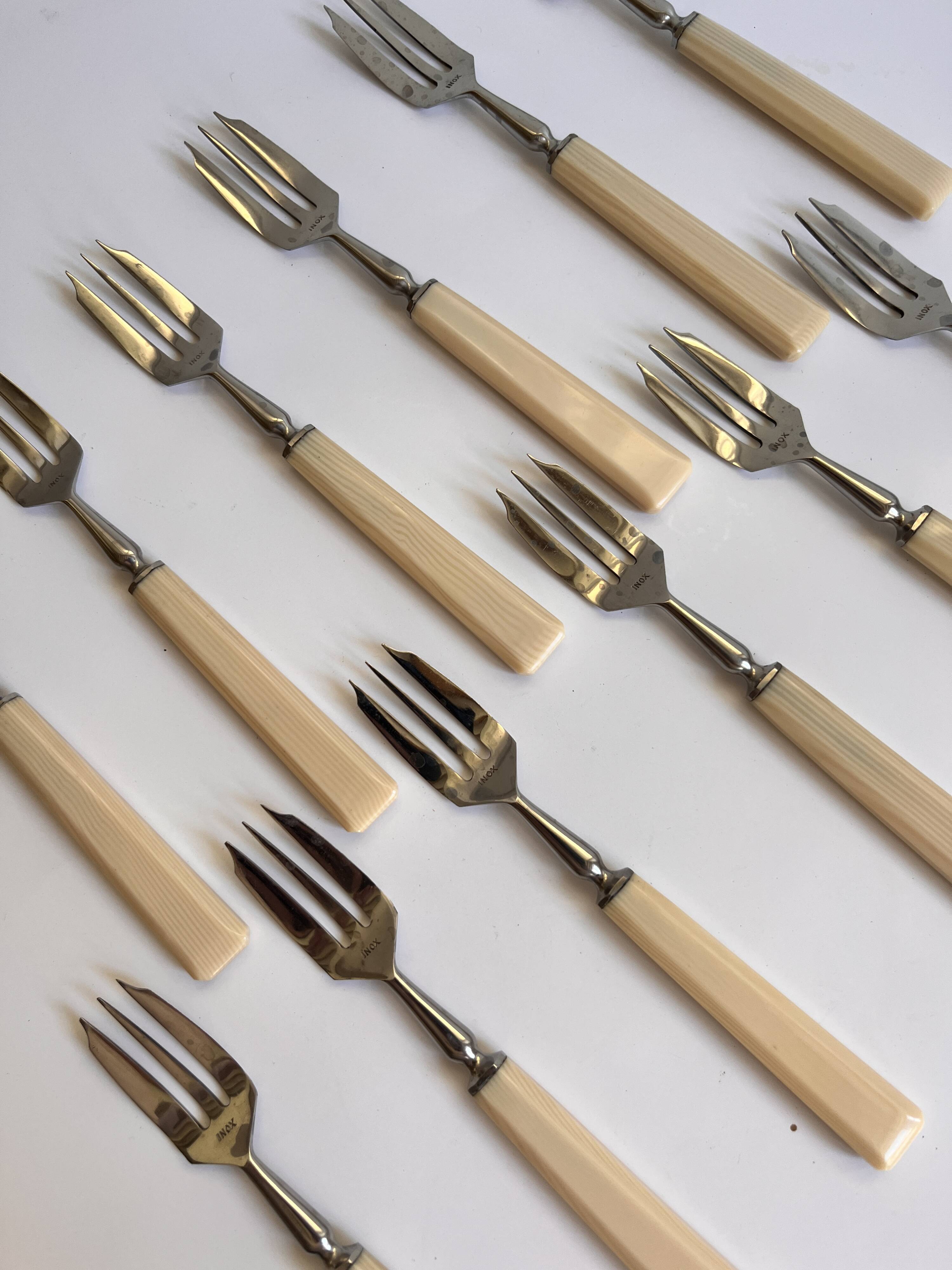 Vintage dessert forks