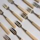 Vintage dessert forks