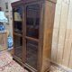 Display cabinet with two doors – Louis XVI period – Pine, marquetry and