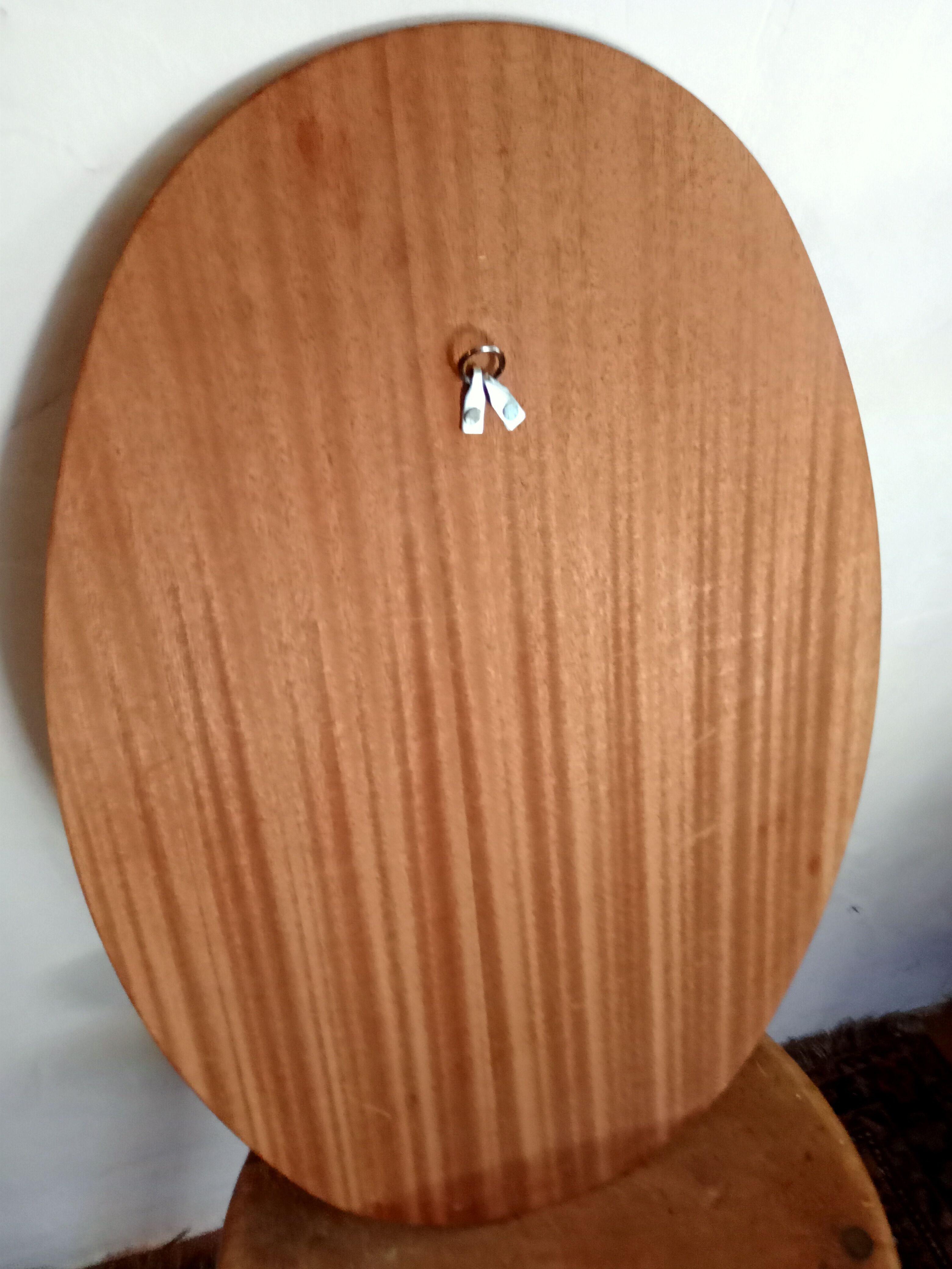 Danish Scandinavian oval mirror 60s