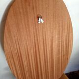 Danish Scandinavian oval mirror 60s