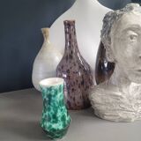 Small glazed ceramic vase