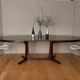 Baumann oval dining table with 2 extensions Scandinavian design
