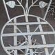 Sculptural Wrought Iron Garden Chairs with Tree Design 1950s Set of 5