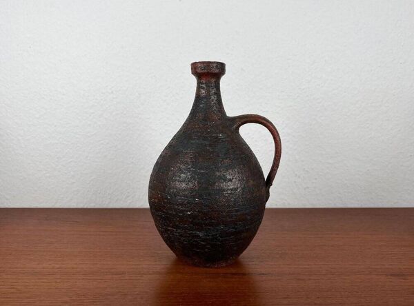 Vase de Pottery Atelier Allemand Brutaliste du Milieu du Siècle par Gerhard Liebenthron, 1964