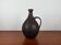Carafe vase from the German pottery workshop, mid-century brutalist by Gerhard Liebenthron, 1964.