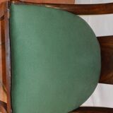 Set of 4 mahogany gondola chairs