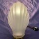 4 pressed glass wall lights with shell decor