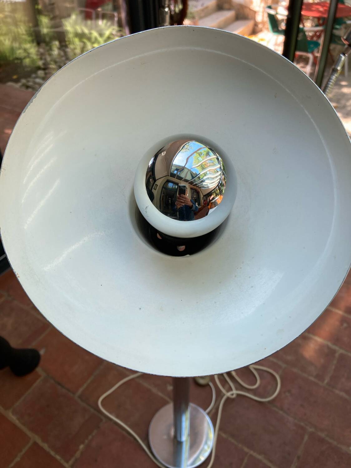 Vintage 70s lamp in the Pierre Folie style