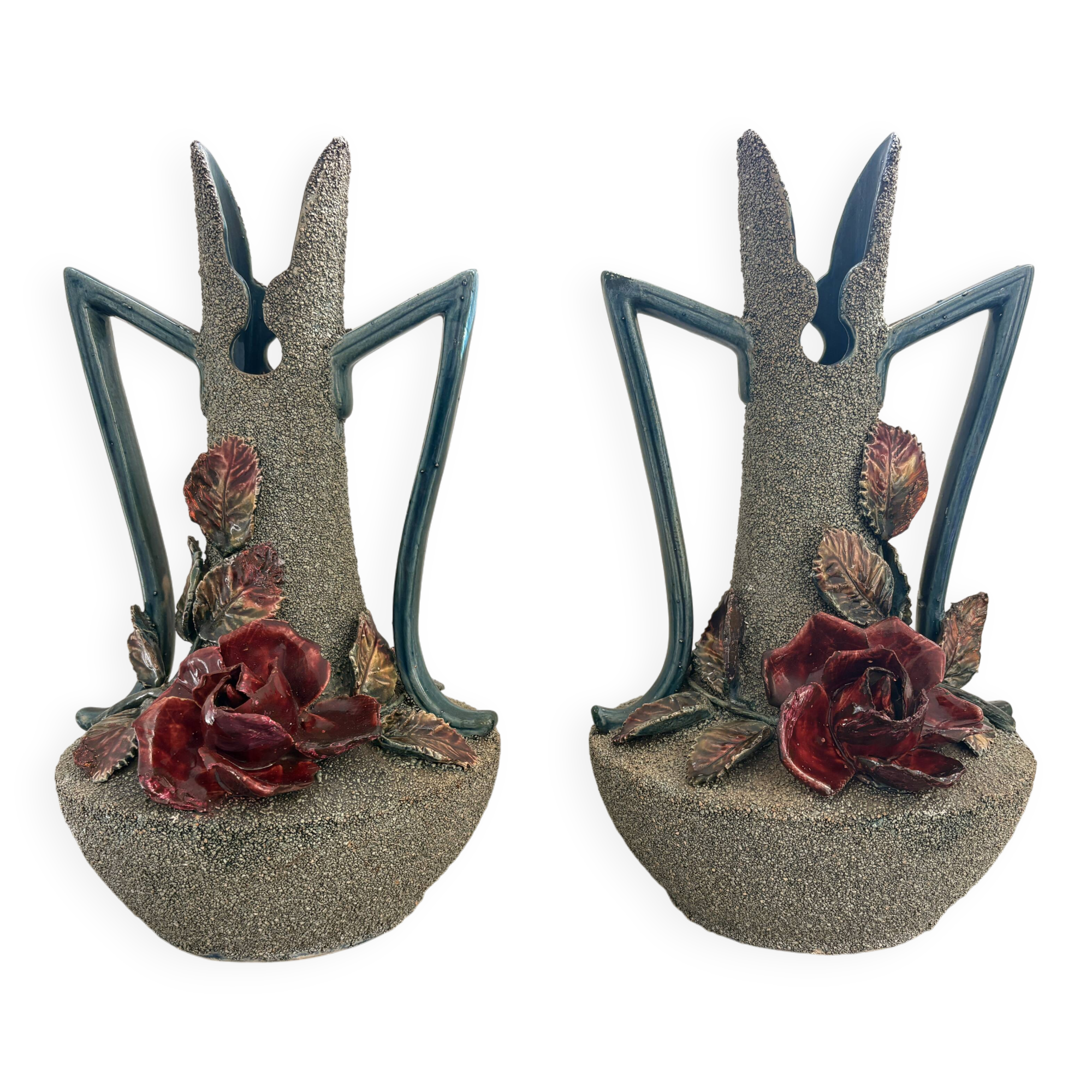 Paire de vases Art Nouveau
