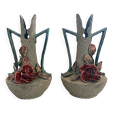 Pair of Art Nouveau vases