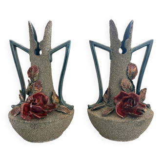 Paire de vases Art Nouveau