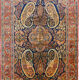 Persian living room carpet entirely handmade "Ghomseh" 330x217cm