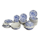 Derby Sarregemines 52-Piece Dinnerware Set, Deep Blue