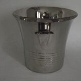 Silver stainless steel champagne bucket 18.10