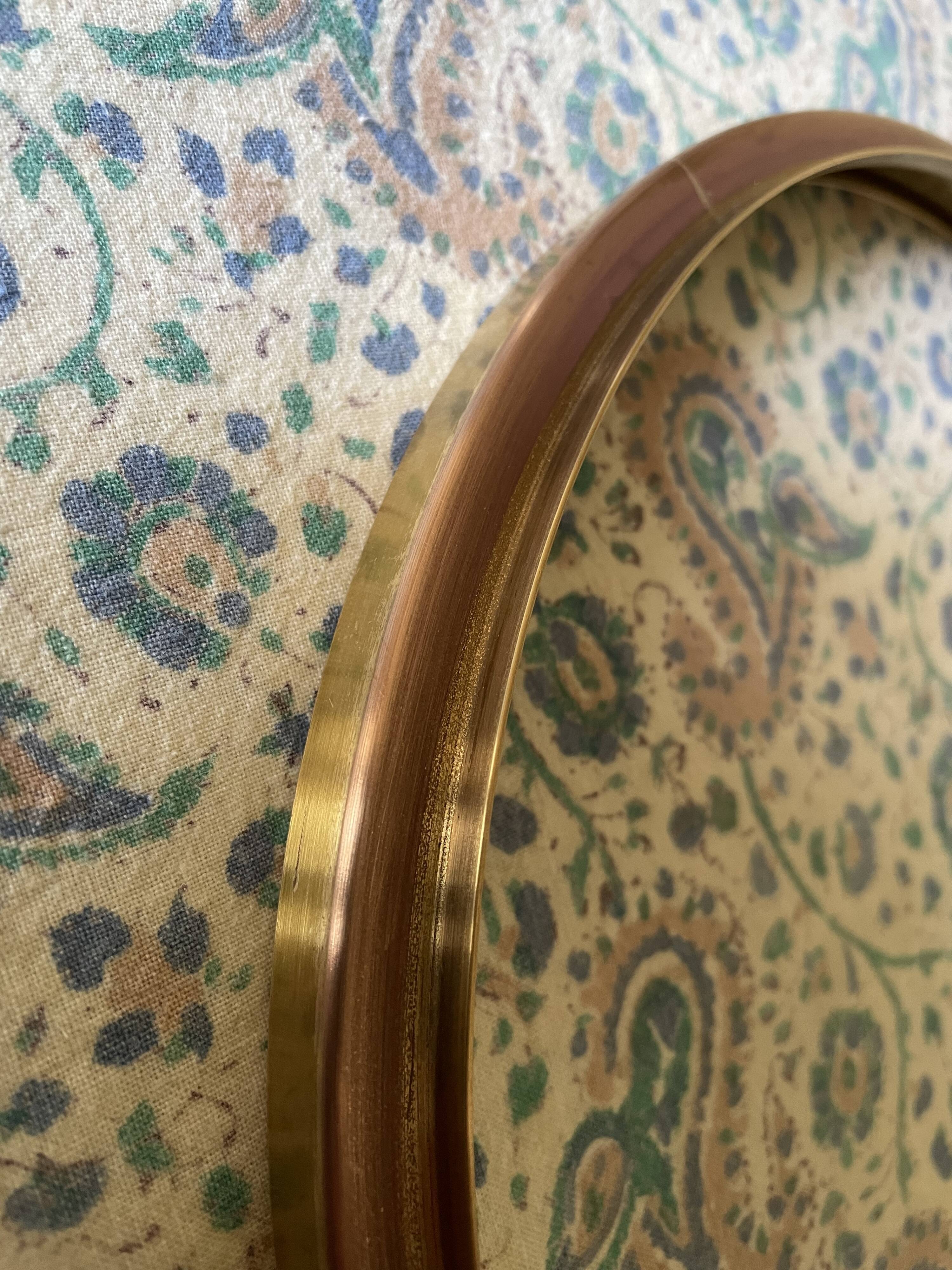Plafonnier verre et doré
