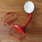 Adjustable red desk lamp