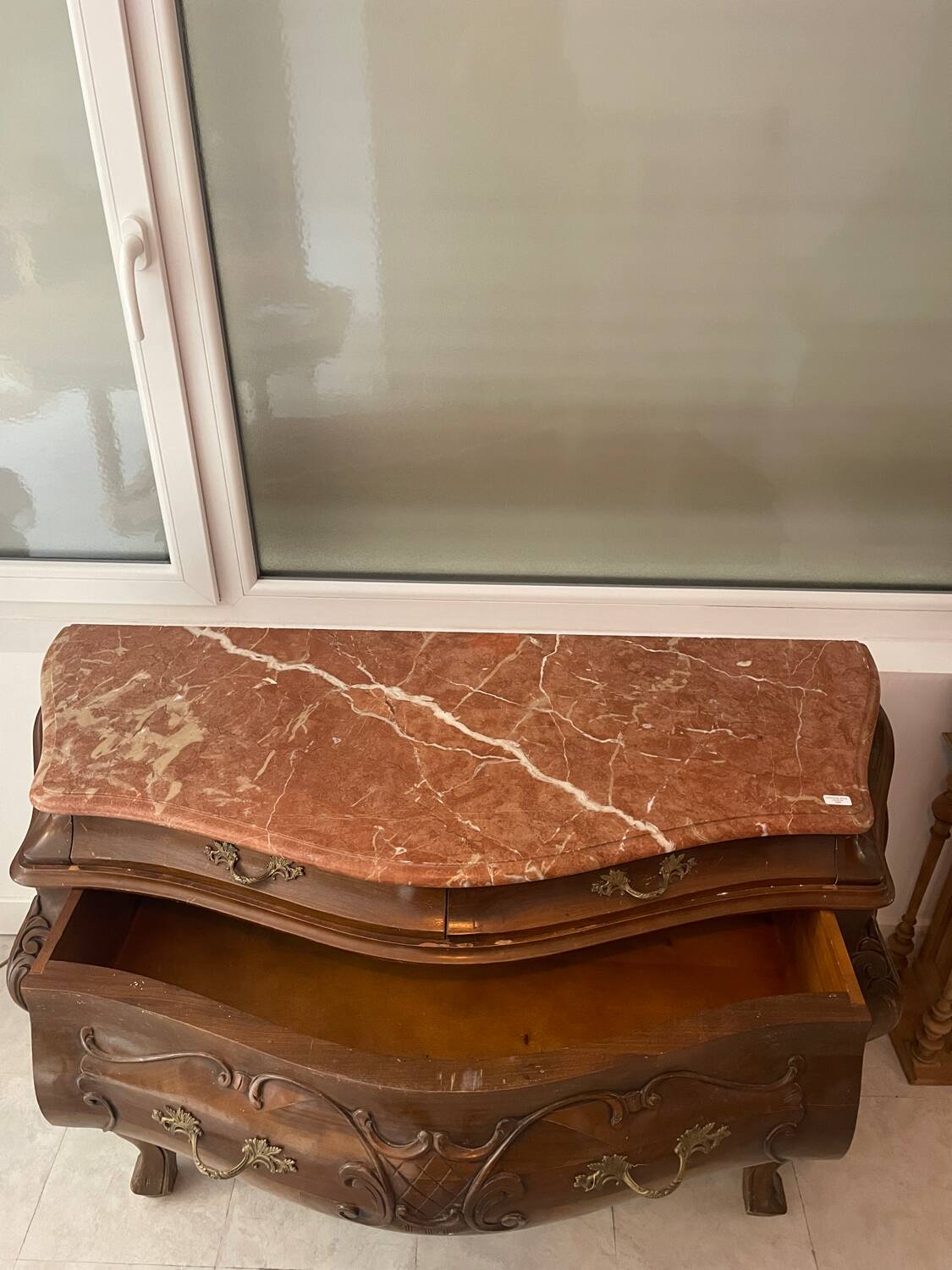 Louis XV tomb-style chest of drawers