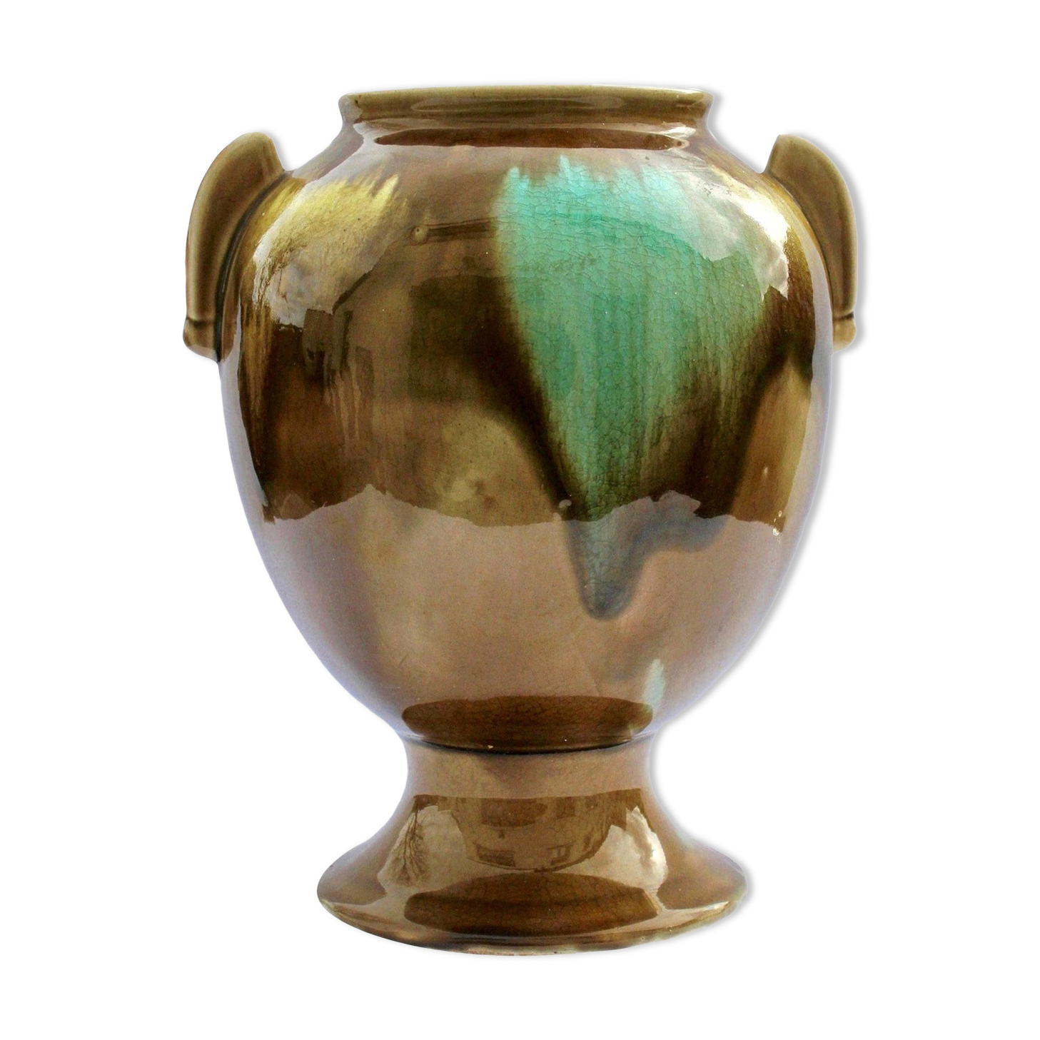 Handmade art deco planter, 1930, Belgium