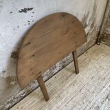 Oval pine farm table with 2m extensions