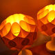 2 Tulip Tablelamps yellow 1970s