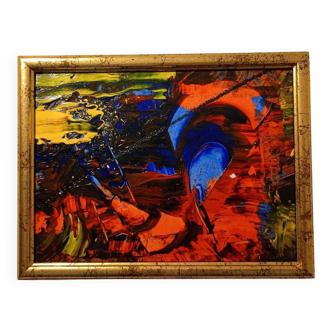 Small abstract painting