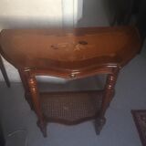 Old half-moon console