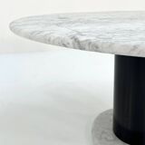 Table à Manger 120cm en Marbre Loto Rosso par Ettore Sottsass pour Poltrono
