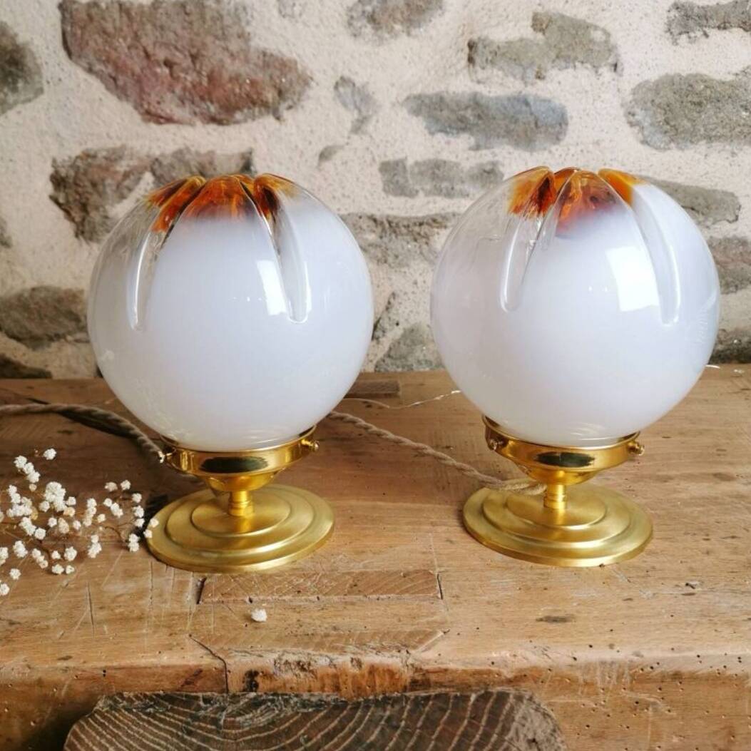 Vintage table lamp, Murano 70s
