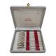 Set of 12 silver-plated dessert forks
