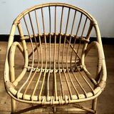Fauteuil rotin enfant
