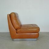 Camel leather heater,  70s