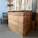 Old raw wood chest (renovated)