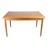 Dining Table With Extension Made In Teak, Danish Design From 1960s
