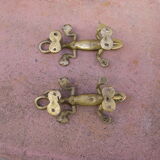 Pair of bronze handles